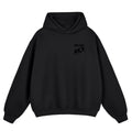 Black RYD REP Fleeced Boxy Hoodie